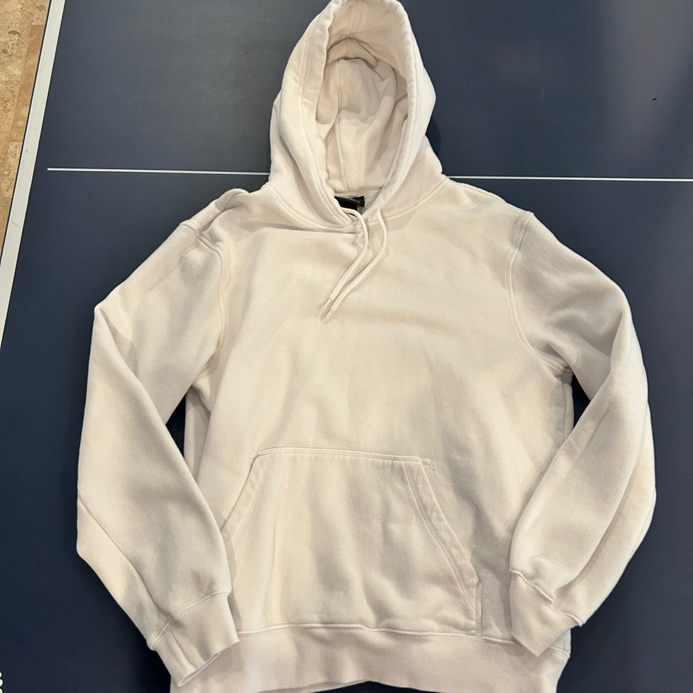 H&M white hoodie size medium